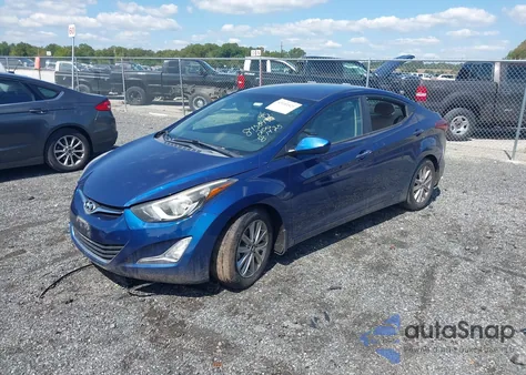 2016 Hyundai Elantra Se from USA, damaged, VIN 5NPDH4AE9GH705274